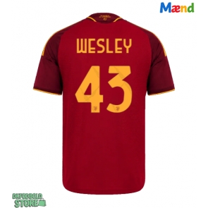 AS Roma Wesley Franca #43 Replika Hjemmebanetrøje 2026-27 Kortærmet